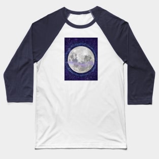 Funky moon...buzzing with life Baseball T-Shirt